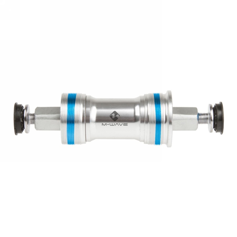 Compact bottom bracket carousel bb bsa sq m-wave, for 68 mm bottom bracket shell, l1: 110.5 mm, l2 20.5 mm, suitable for shimano