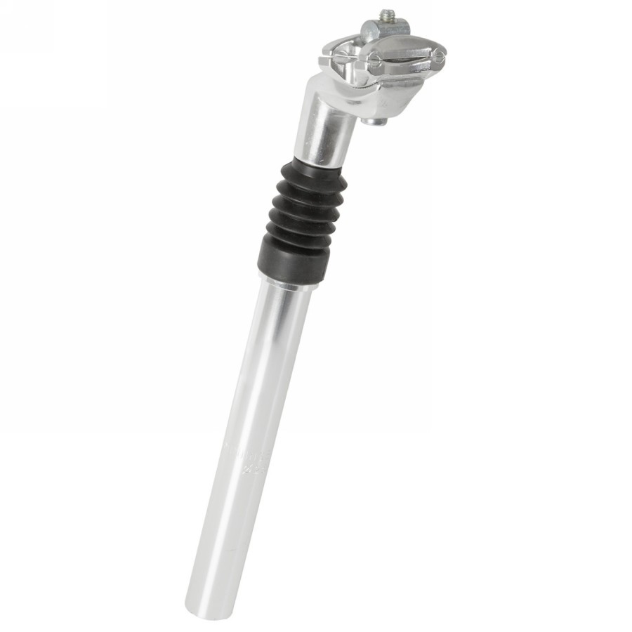 Seat post sp-c2 m-wave, alu, suspension, alu-patent head, silver, 315 x 27.2mm, preload, travel 40 mm, mv - 1