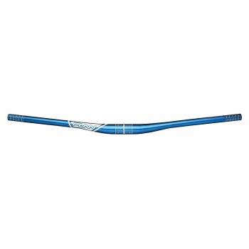 Cintre vtt kingpin 31,8mm x 785mm en alliage bleu rise: 15mm - 1