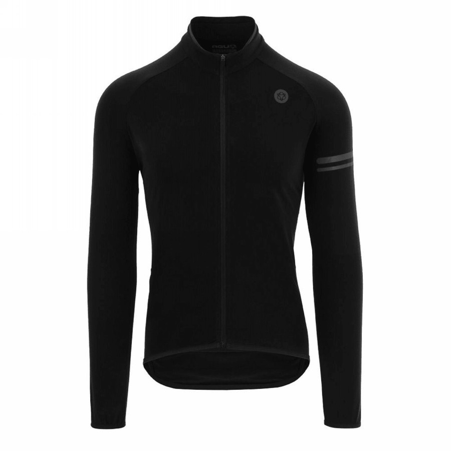 Maillot homme thermo sport noir - manches longues taille l - 1