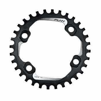 Chainring solo 96 32 teeth in aluminum 7075 cnc black - bcd 96mm - 1
