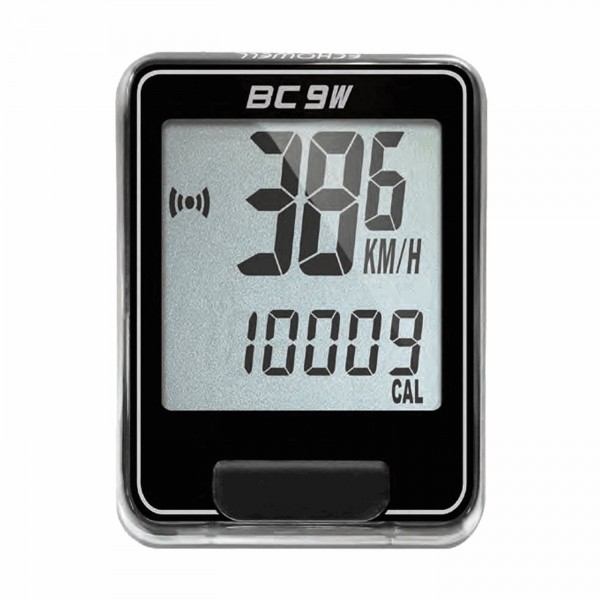 Bc9w compteur de vélo 9 fonctions noir - sans fil - 1