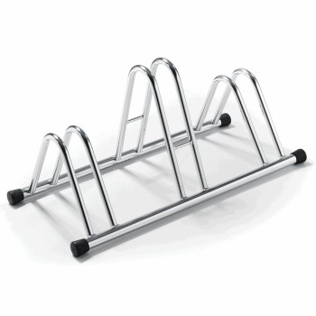 Rack 78x42cm x hauteur : 38cm 3 espaces en acier argenté - 1