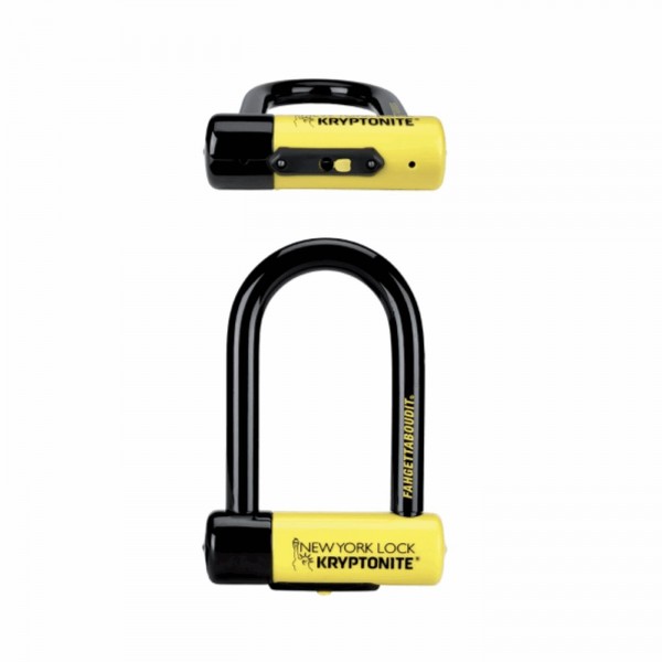 U-lock new york fahgettaboudit mini cerradura doble 18mm con llave - 1