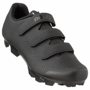 Chaussures vtt m410 unisexe noir - semelle nylon et fermeture velcro taille 43 - 1