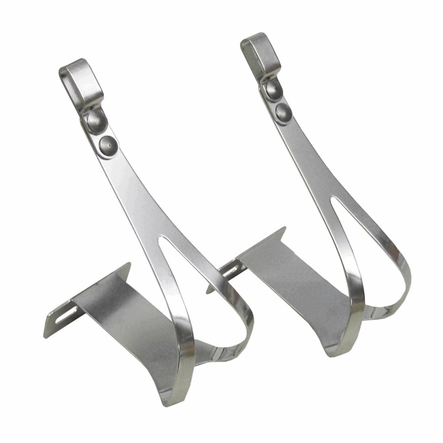 Emm151 steel silver toe clips (oem) - 1