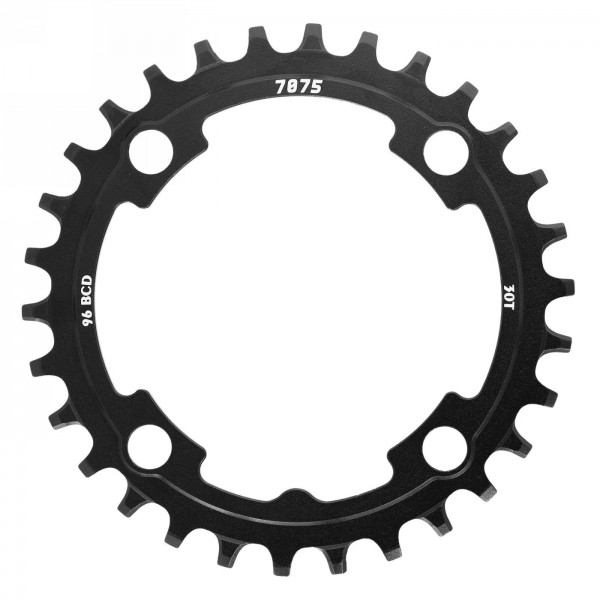 Single chainring 30t - bcd 96mm black for crankset (305850640) - 1