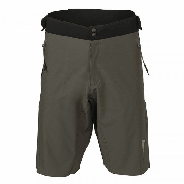 Pantalón corto mtb venture hombre verde militar talla l - 1