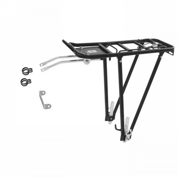 Luggage rack 24-28" universal adjustable aluminum 2 rods - 1