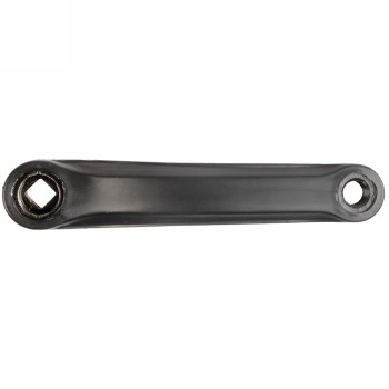 Crank, left, steel, 170 mm, plastic-coated, black - 1