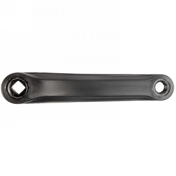 Crank, left, steel, 170 mm, plastic-coated, black - 1