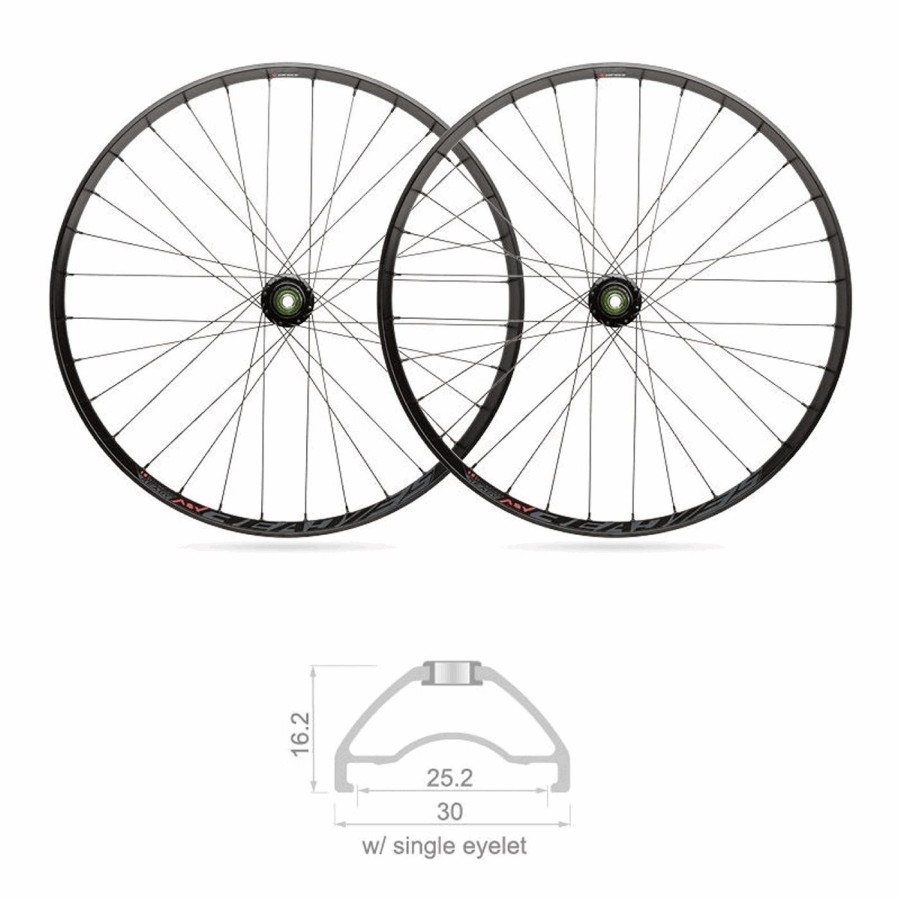 Pair of mtb wheels ready tubeless 25mm x 29 shimano 10s - 1