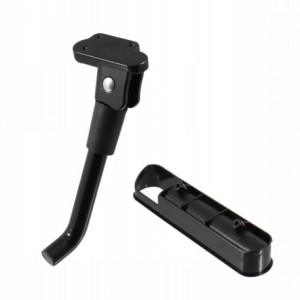 Single scooter side stand 130mm 3 fixing holes compatible es1 es2 es3 and es4 - 1