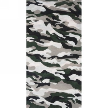 Neck scarf/foulard, 'camouflage', on m-wave paper - 1