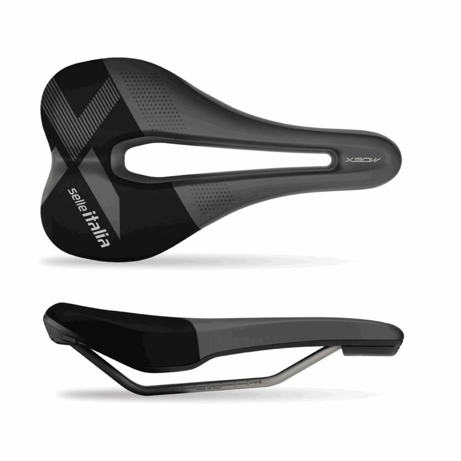 Saddle x-bow 145x255mm (s3) superflow black - weight: 250gr - 1