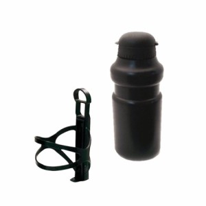 500-ml-flasche + schwarzer flaschenhalter - 1