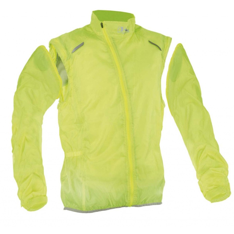 Windproof jacket with detachable sleeves tg s - 1