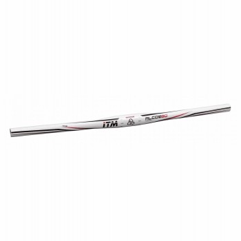 Guidon plat alcor 80 vtt blanc 620 mm - 1