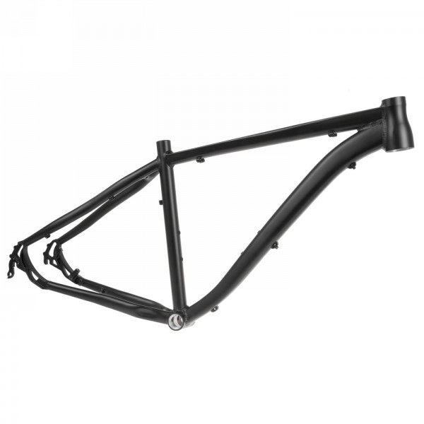 Cuadro mtb, 650b/27,5', alu 6061, 17', negro mate, con soporte para freno de disco y punteras reemplazables - 1