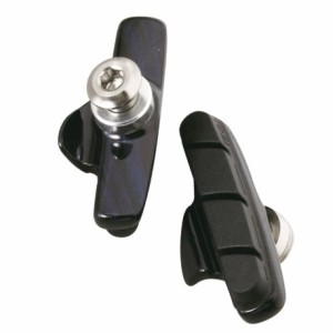 Corsa/campagnolo brake pad holder 55mm black with nut - 1