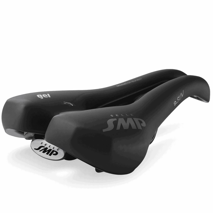 Sm Gel Ergonomic Saddle For E-bike Suv, Black, 160x264 Mm, 500g