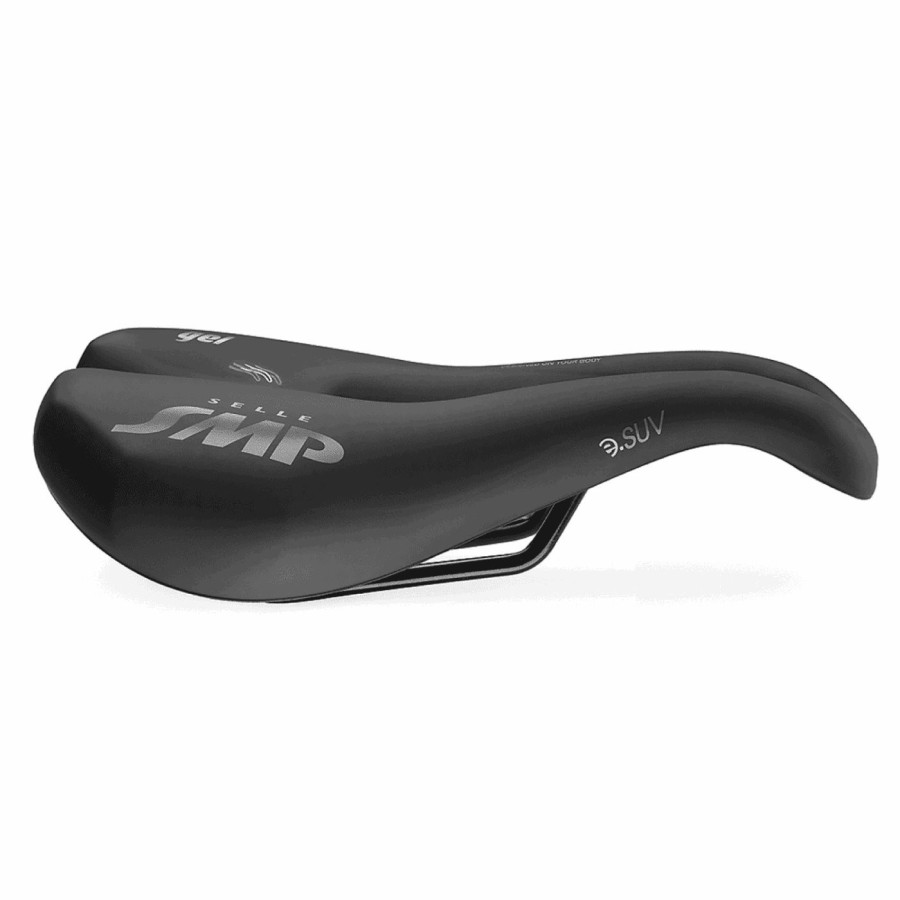 Matt black e-suv gel saddle - 3