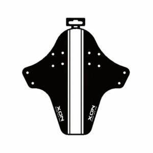 Black/white suspension front fork mudguard - 1