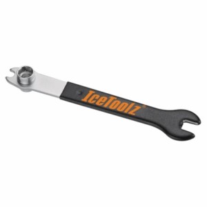 Pedal wrench with sockets 14 / 15mm in cromoli - 1