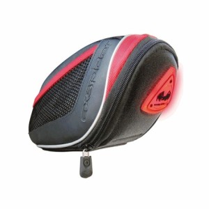 Underseat bag 1,8lt with black/red led - 1