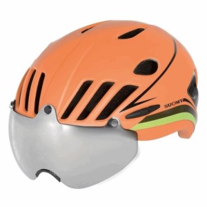 Helm vision orange/schwarz - größe m (54/58cm) - 1