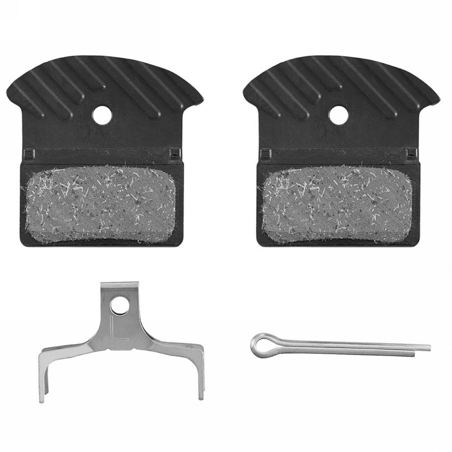 Shimano j05a brake pads in xtr/xt/slx/alfine resin - 1