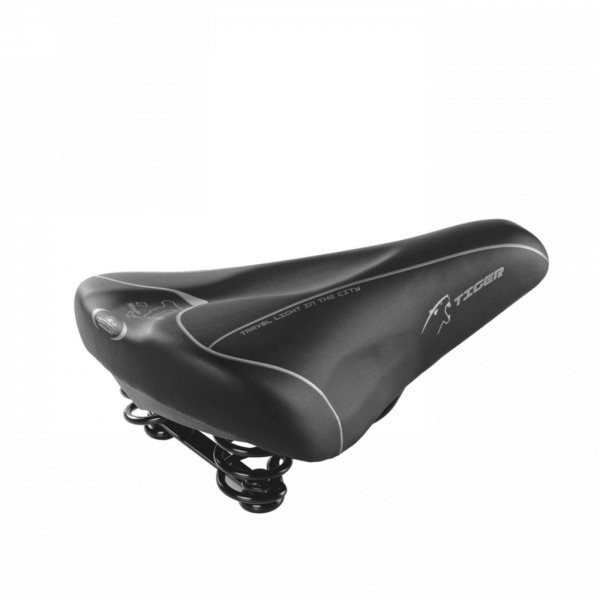 Selle ctb tiger noir avec ressorts - 1