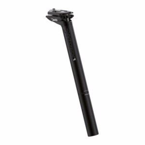 Tija de sillín zero1 31,6mm x 350mm acabado negro sobre negro desplazamiento: 20mm - 1