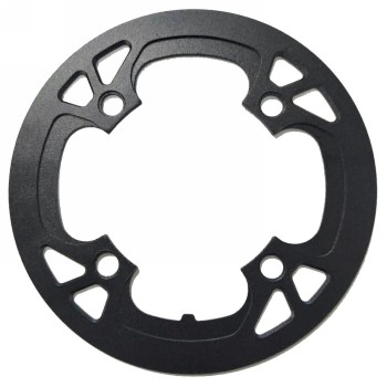 Chain guard pd-g-104-cnc, aluminium, for hole circle 104mm, for 40 teeth, black anodised, with euro hole card - 1