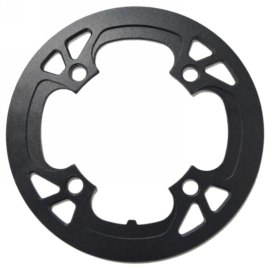 Chain guard pd-g-104-cnc, aluminium, for hole circle 104mm, for 40 teeth, black anodised, with euro hole card - 1