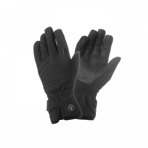 Guantes tucano lux lady negro con led largo talla m - 1