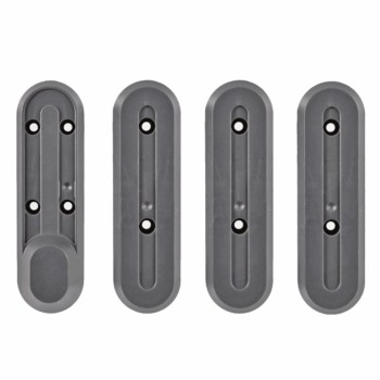 Kit 4 protectores de plástico para scooter + 4 pegatinas reflectantes compatibles con xiaomi - 1