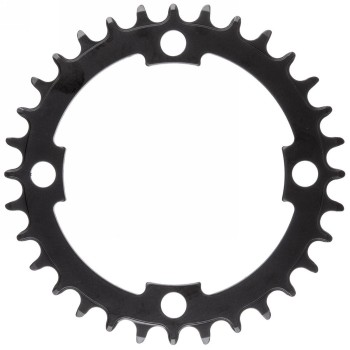 E-bike chainring - narrow wide, steel, bolt circle 104mm, 38 teeth, for 1/2' x 3/32' and 11/128', black, with samox - 1