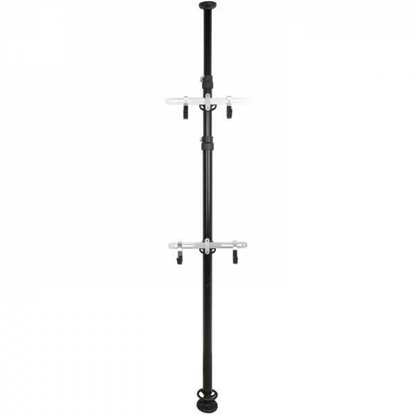 Exhibition bike rack, height adjustable, tool-free assembly - 1