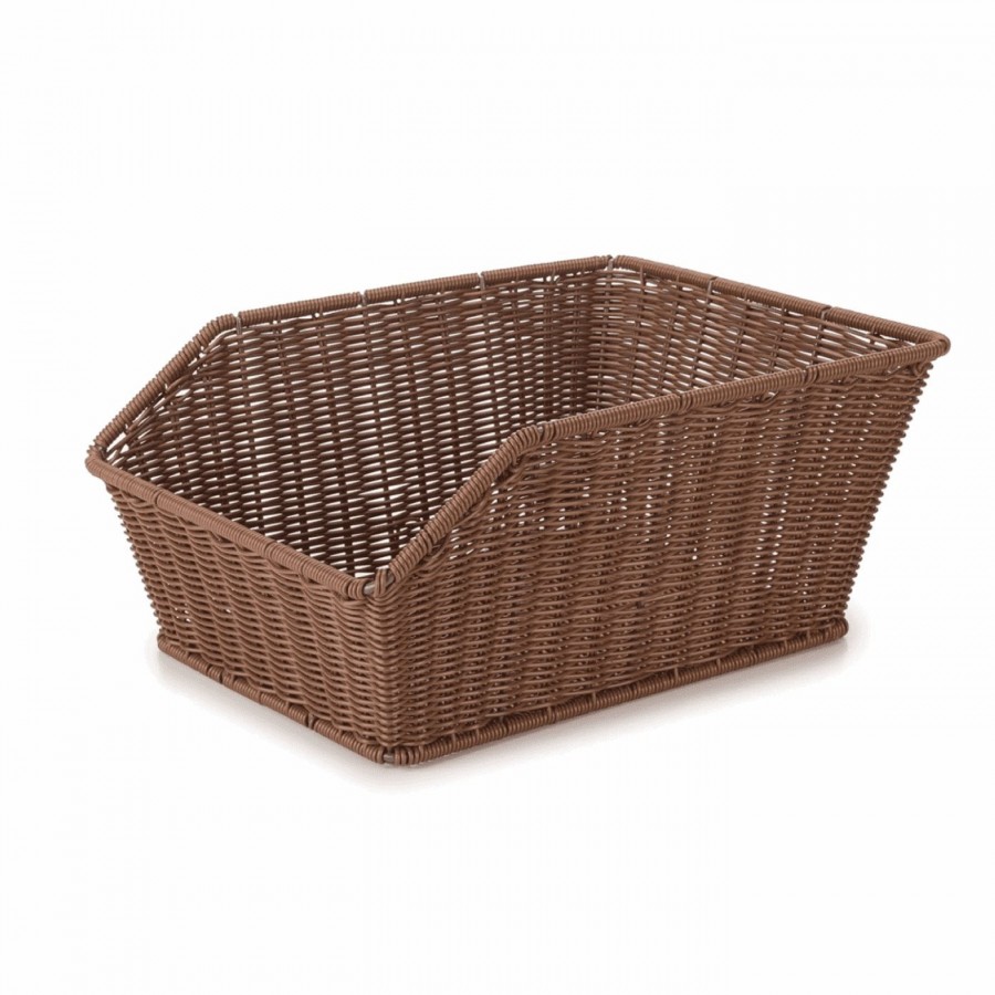 Speedy brown plastified rear basket - 1
