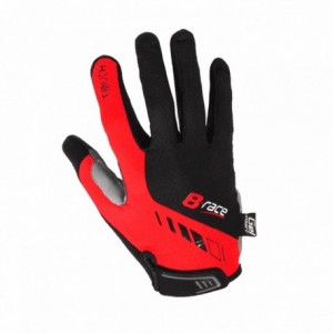 Bump gel pro handschuhe schwarz/rot grösse m lang - 1