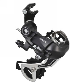 dérailleur, shimano rd-ty300, tourney, 6/7-speed, direct attachment type, with bracket, bulk - 1