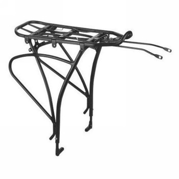 24/28" aluminum luggage rack for disc brake frame - 1