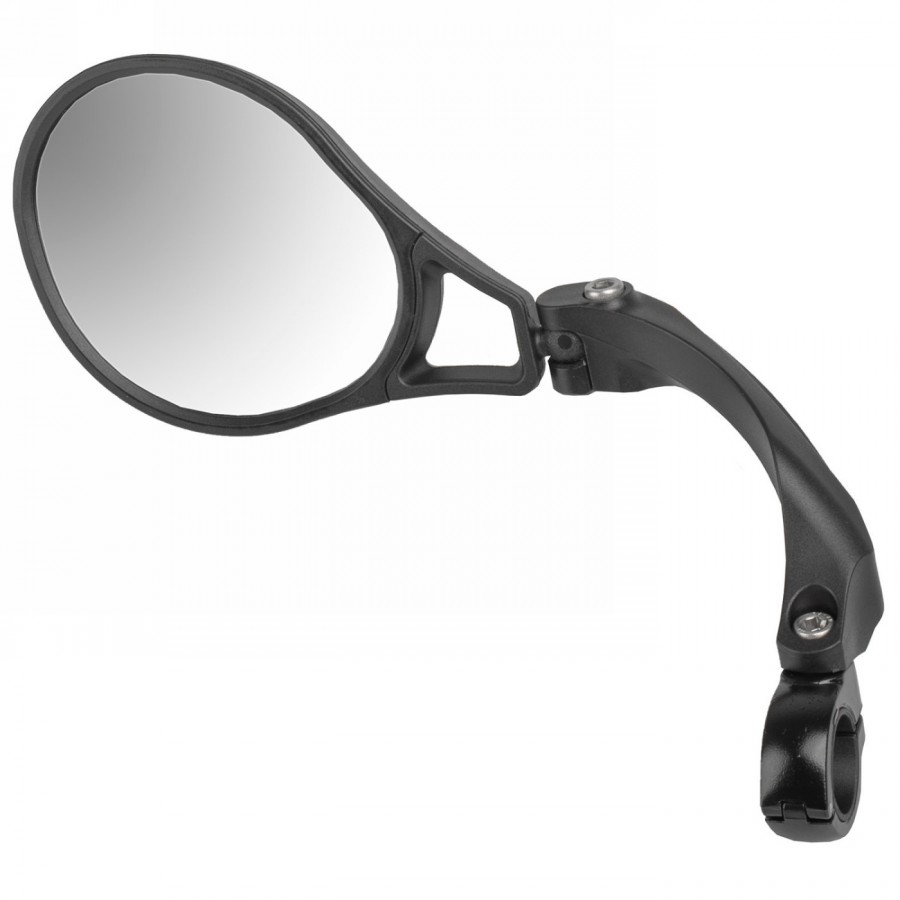 Bicycle mirror m-wave spy space 45 compact, for s-pedelec (s-bike, e-bike), ece approved, left, for mounting on handlebars, - 1