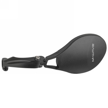 Bicycle mirror m-wave spy space 45 compact, for s-pedelec (s-bike, e-bike), ece approved, left, for mounting on handlebars, - 2