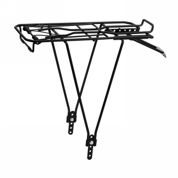 Luggage rack 24/28" black adjustable in iron - 1