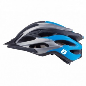 In-mold helmet black/light blue/grey size 58/62cm - 1