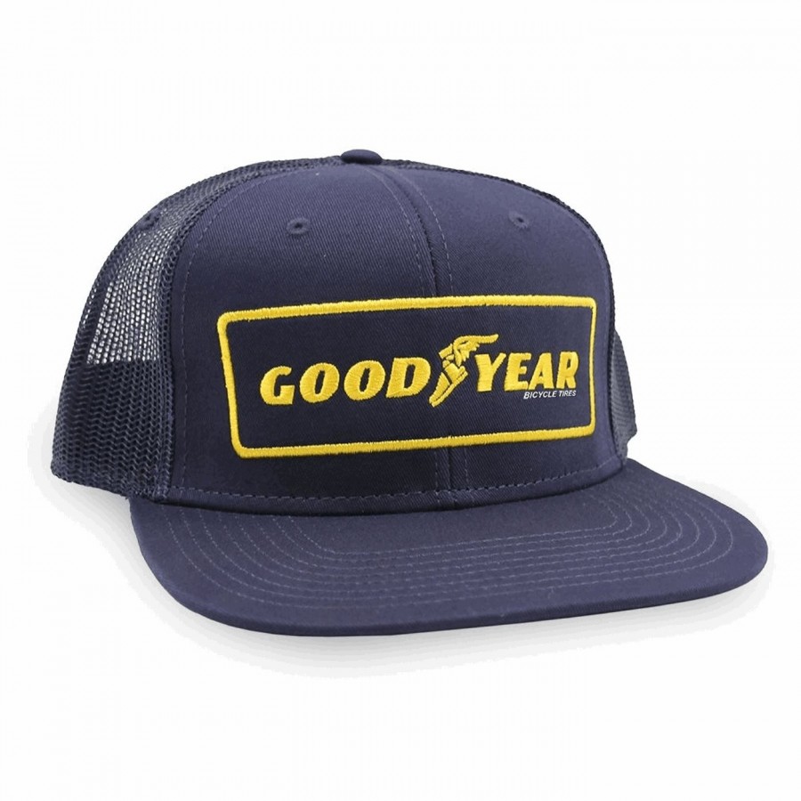 Flat-bill cap for goodyear bikes - 1