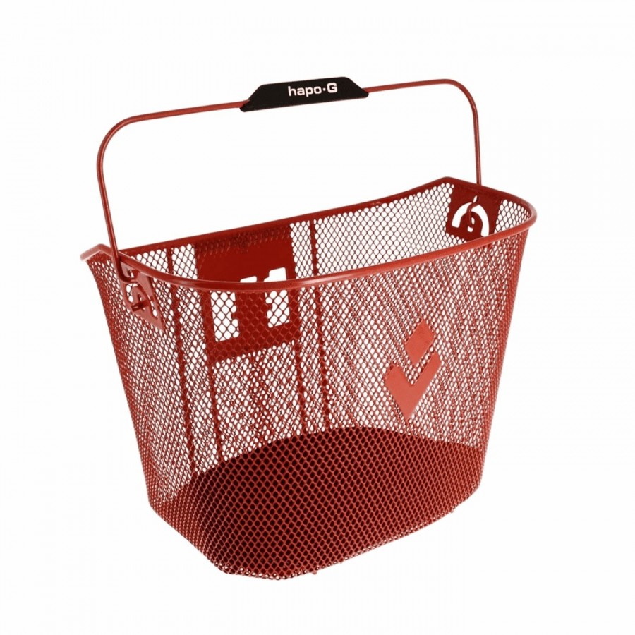 Front basket hapo-g red quick release - 1