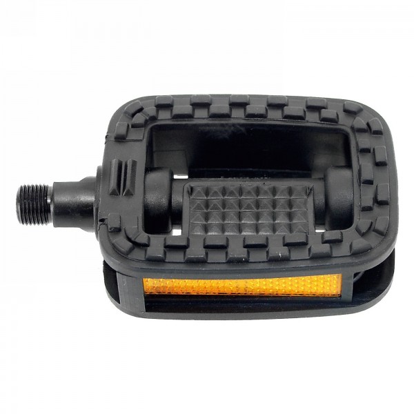 Anti-slip pedal steady k2, ball bearing, with reflector, without test mark, black, tread surface 95 x 74 mm, on - 1